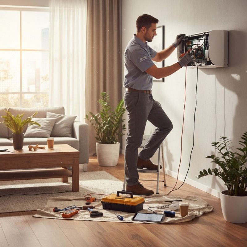 Ductless Ac Installation detail